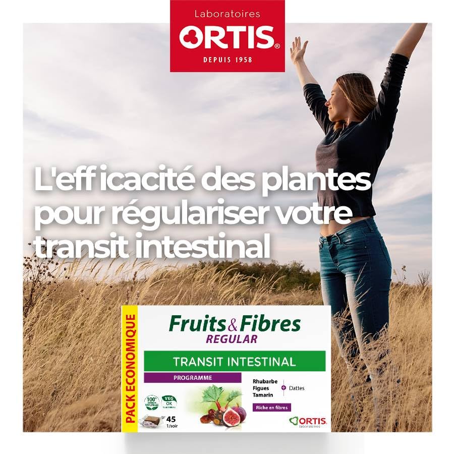 Carrés à mâcher Ortis Fruits & Fibres présentés dans un bol