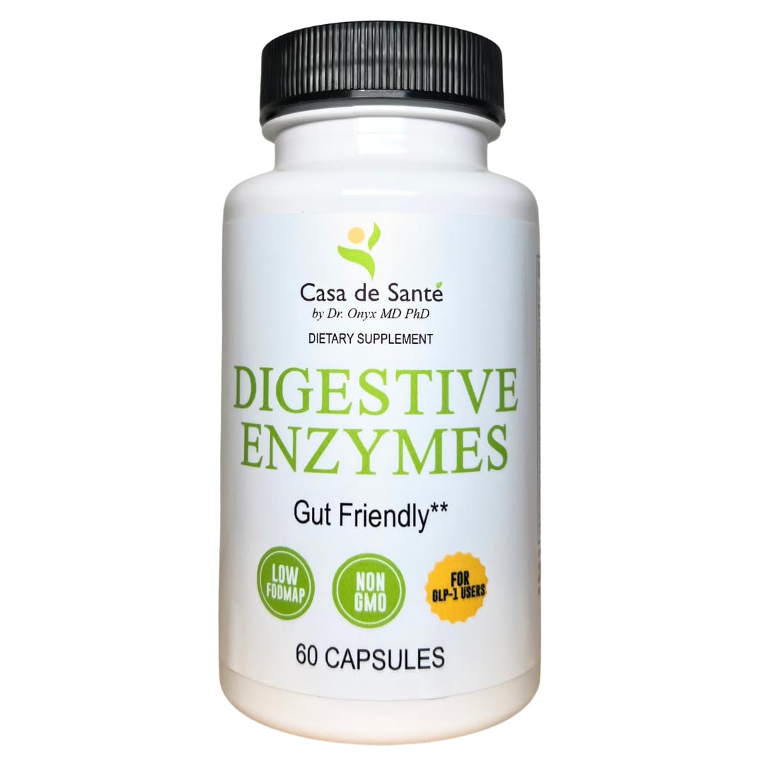 Casa de Sante Enzymes daily FODMAP 18 Enzymes Végétales, vue de face