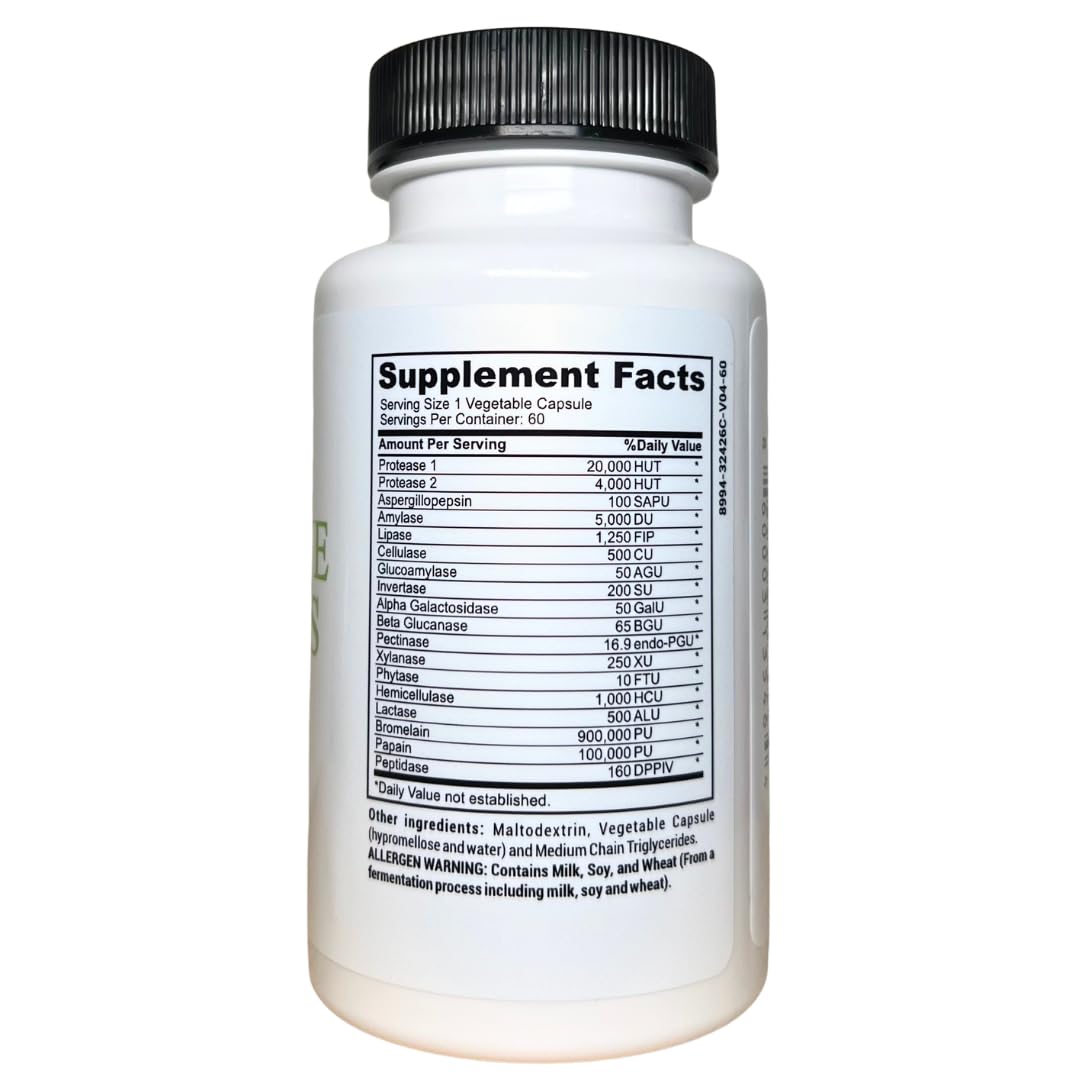 Casa de Sante Enzymes daily FODMAP, emballage et capsules