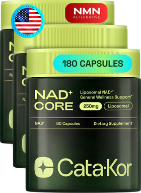 Cata-Kor complément liposomal NAD+ 180 capsules vue de face