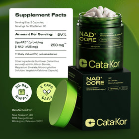 Cata-Kor complément liposomal NAD+ avec ingrédients