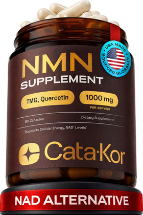 Cata-Kor Complément NMN 60 Capsules vue de face avec étiquette