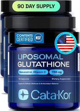 Cata-Kor Glutathione Liposomal 60 capsules vue avant