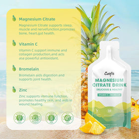 Catfit Magnésium Citrate 10 Fl Oz emballage et contenu