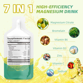 Catfit Magnésium Citrate 10 Fl Oz sachets avec goût ananas