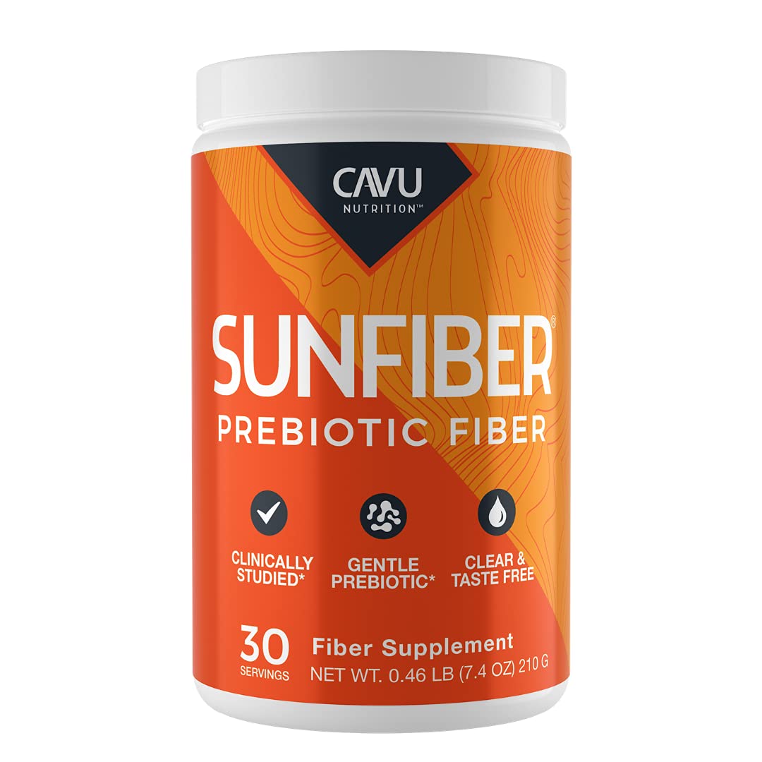 CAVU Sunfiber Fibre Prébiotique Soluble 290g avec des ingrédients