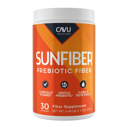 CAVU Sunfiber Fibre Prébiotique Soluble 290g vue de face