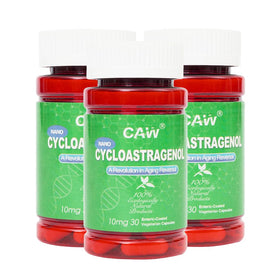 CAW Nano Cycloastragenol 10mg bouteille vue avant