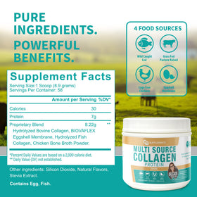 CB Supplements Multi Collagen Protein 662g en utilisation dans un smoothie
