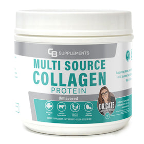 CB Supplements Protéine de Collagène Multi Types 549g vue avant