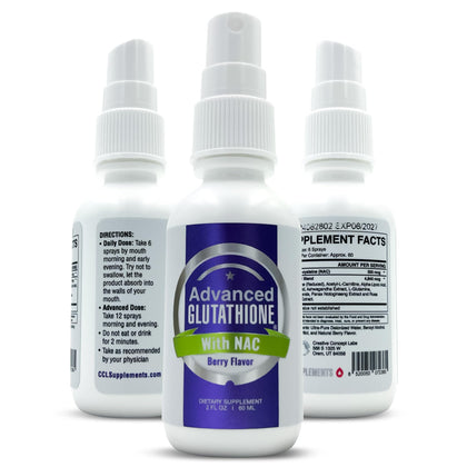 CCL SUPPLEMENTS Spray Liposomal Glutathione 60ml vue avant