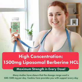 CEALMU CORE Berbérine 1500mg avec des fruits et légumes
