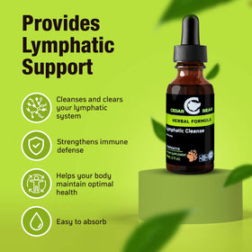 Cedar Bear Lymphatic Cleanse 60 ml avec des herbes naturelles