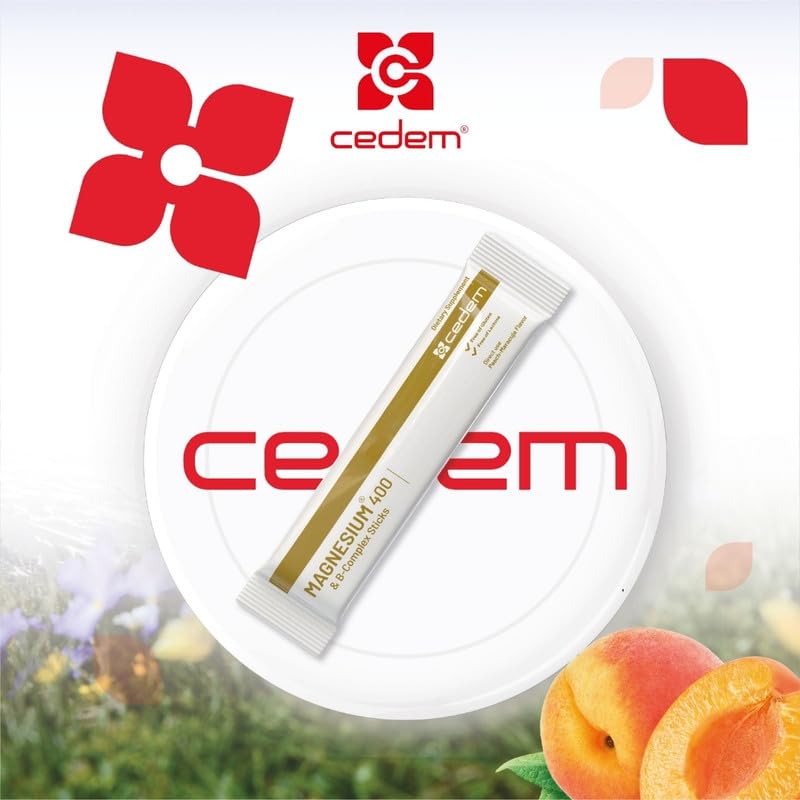 CEDEM Magnésium 400mg + B-Complex sachet ouvert avec poudre visible
