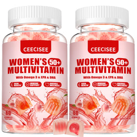 Ceecisee Gummies multivitamines 50+ Femmes, packaging avant
