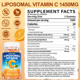 Ceecisee Gummy Vitamine C Liposomale 400g arrière