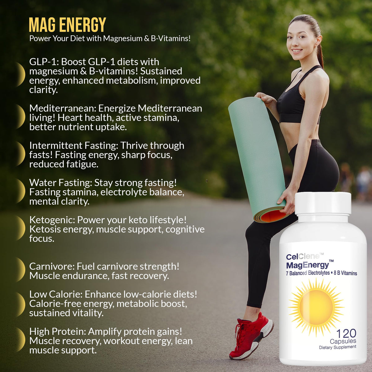 CELCLENE MagEnergy 7 Électrolytes 110g - ingrédients