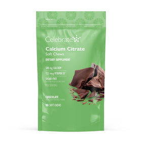 Celebrate Bariatric Calcium Chews 500 mg chocolat vue de face