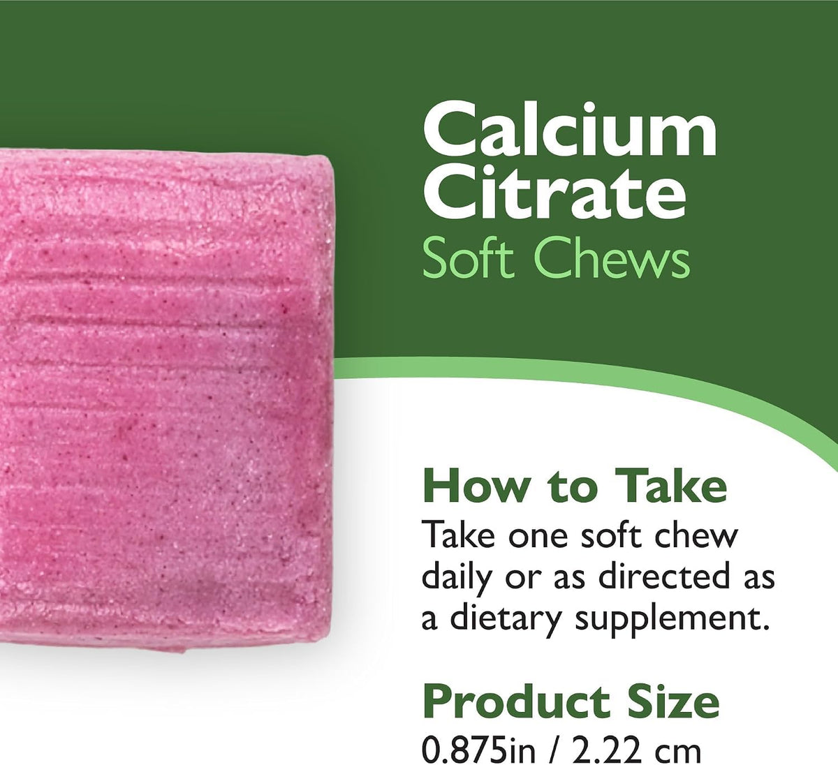 Celebrate Bariatric Calcium Chews 500 mg ingredients list