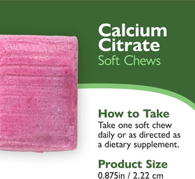 Celebrate Bariatric Calcium Chews 500 mg ingredients list