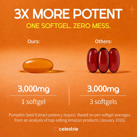 Celestrie boîte de 60 capsules d'huile de pépin de citrouille