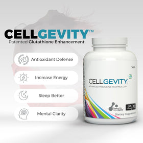 CELLGEVITY Cellgevity capsules végétales sur une surface blanche