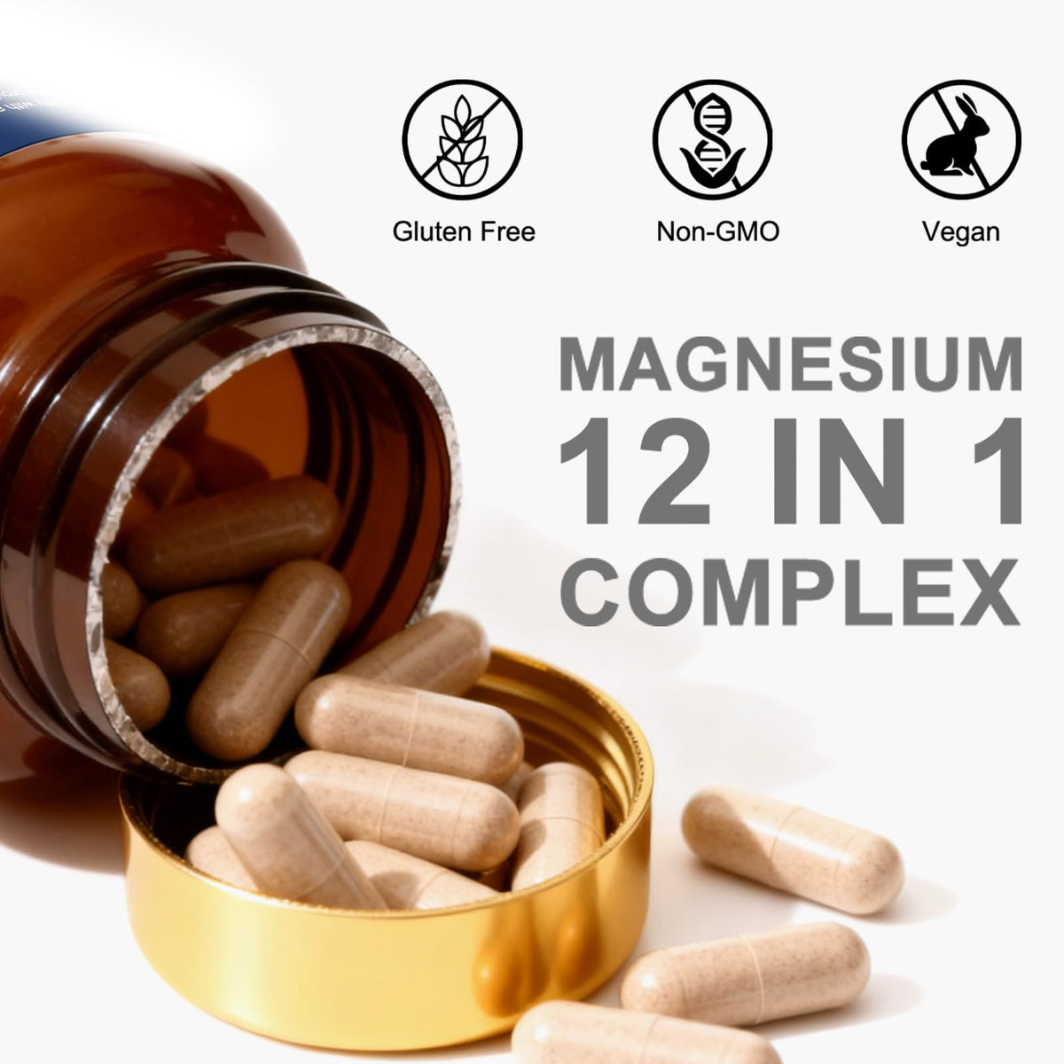 CellJuvMax Complément Alimentaire Magnésium 12-en-1 vue de côté