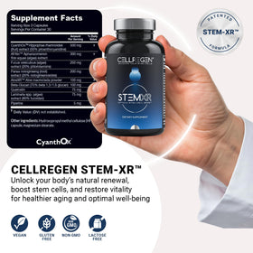 Cellregen StemXR 90 Capsules arrière avec ingrédients