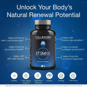 Cellregen StemXR 90 Capsules ouverte montrant les gélules