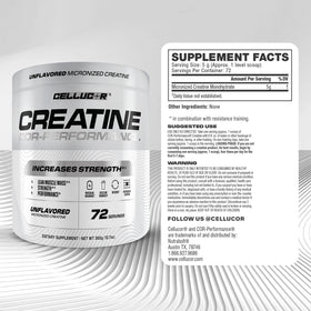 Cellucor Cor-Performance Créatine Monohydrate 72 portions avec cuillère doseuse