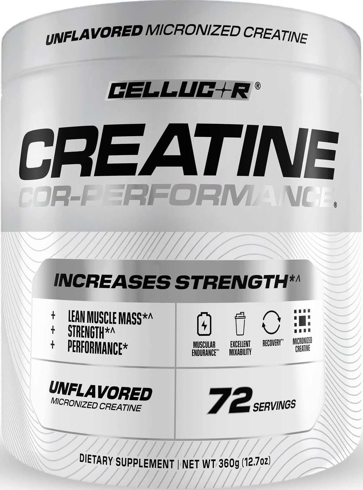 Cellucor Cor-Performance Créatine Monohydrate 72 portions emballage avant