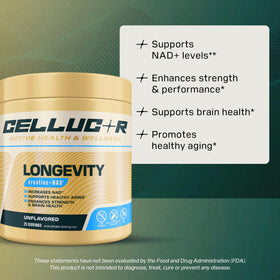 Cellucor Longevity créatine + NAD+ poudre en poudre