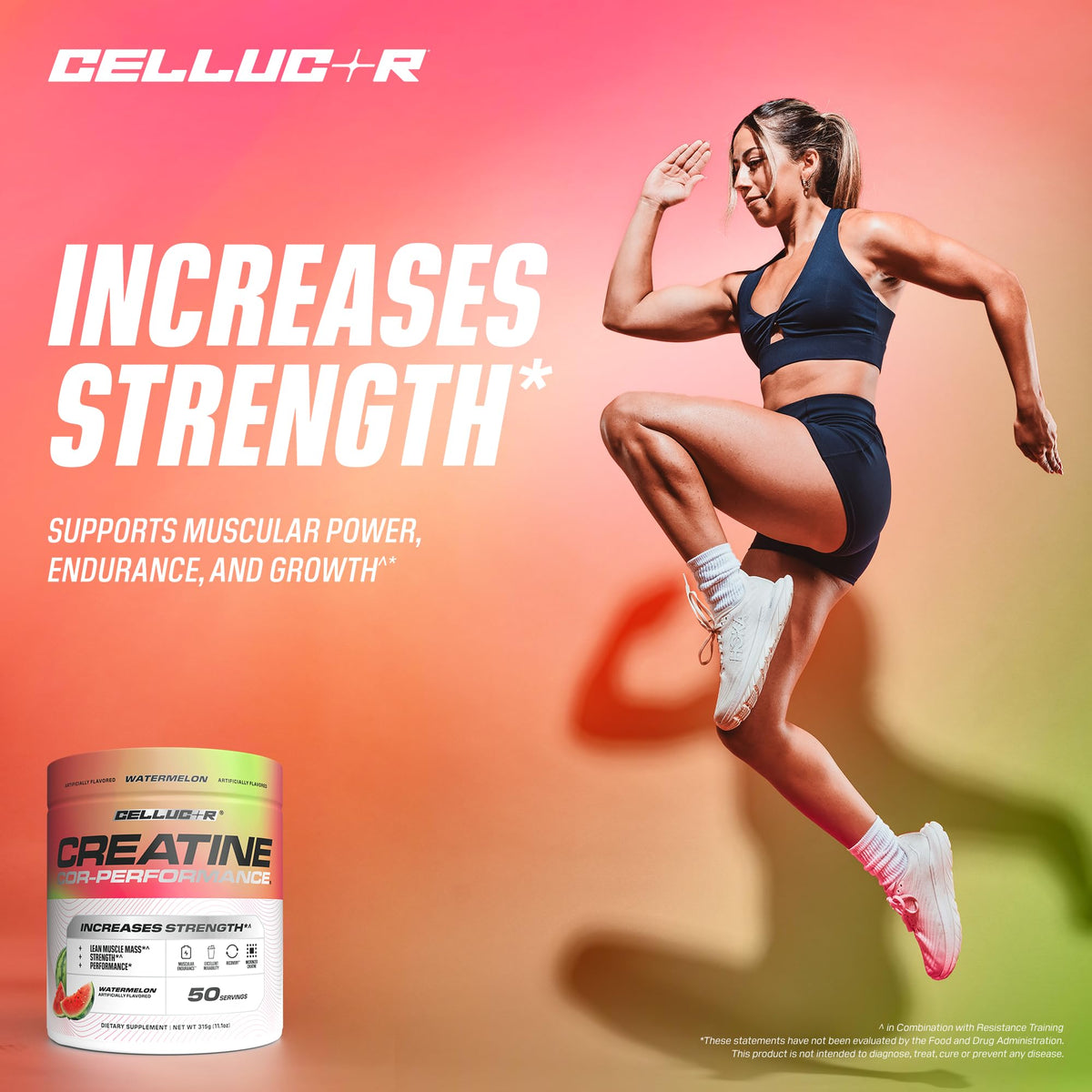 Cellucor Poudre de Créatine 5g 50 Portions emballage ouvert