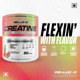 Cellucor Poudre de Créatine 5g 50 Portions en poudre dans un verre d'eau