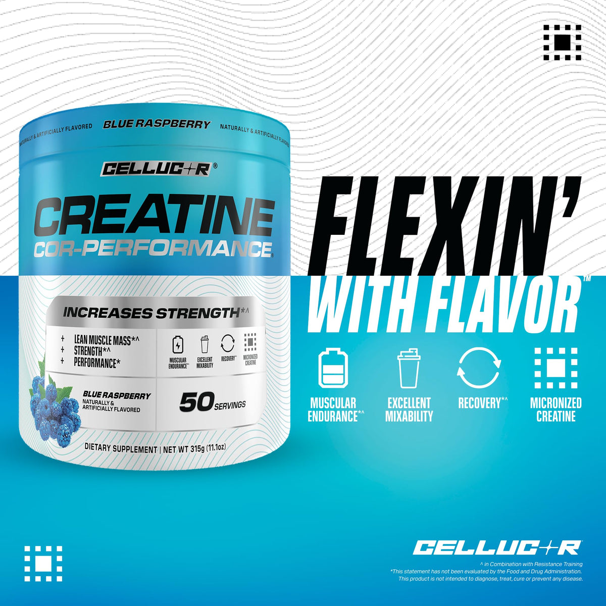 Cellucor Poudre de Créatine 5g avec cuillère doseuse
