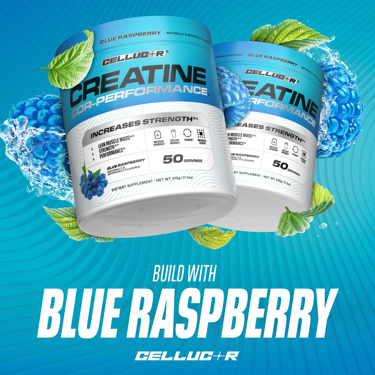 Cellucor Poudre de Créatine 5g sur une table