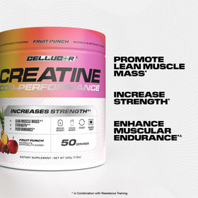 Cellucor Poudre de Créatine 5g, vue arrière du pot