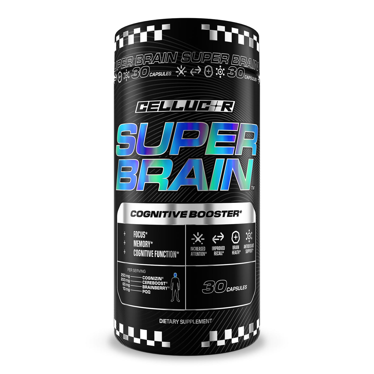 Cellucor Super Brain™ 30 Capsules vue de face