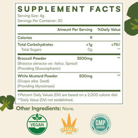 Cenffitio boîte de sulforaphane avec étiquette claire