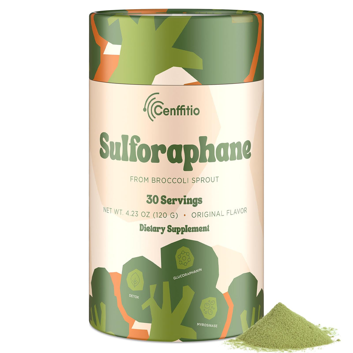 Cenffitio complément alimentaire sulforaphane en poudre 191g vue avant