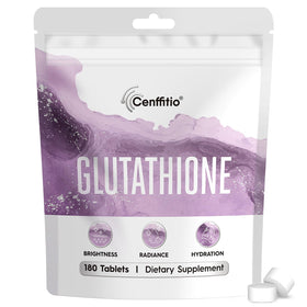 Cenffitio Glutathione 180 comprimés vue de face avec emballage
