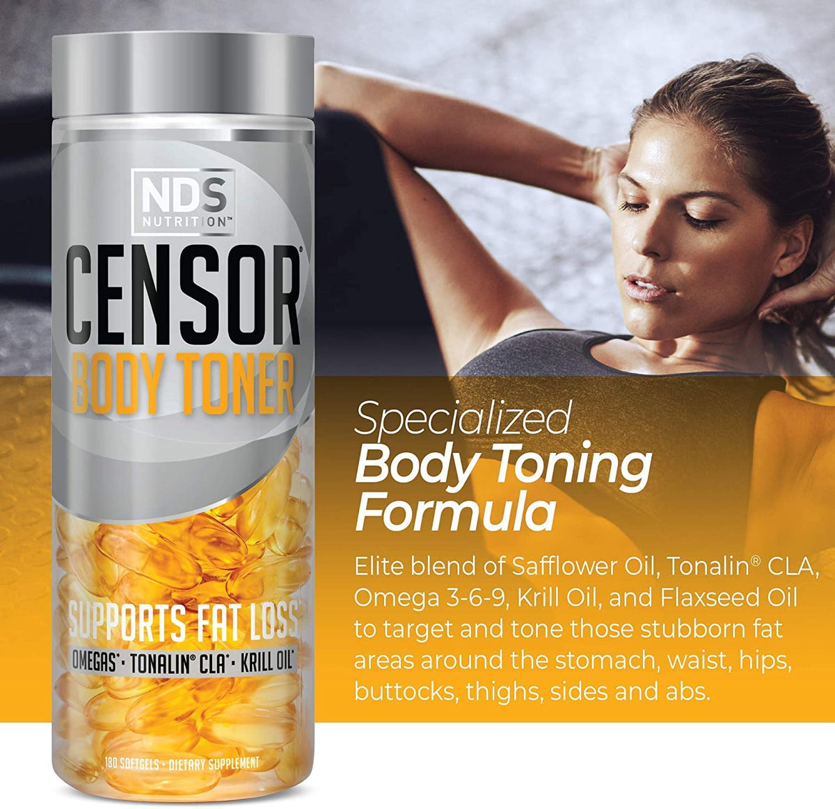 Censor CLA 180 gélules sur fond blanc