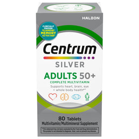 Centrum Silver Multivitamines 50+ 80 comprimés vue de face
