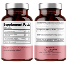 Centurion Health Bump Mini capsules prénatales sur fond blanc