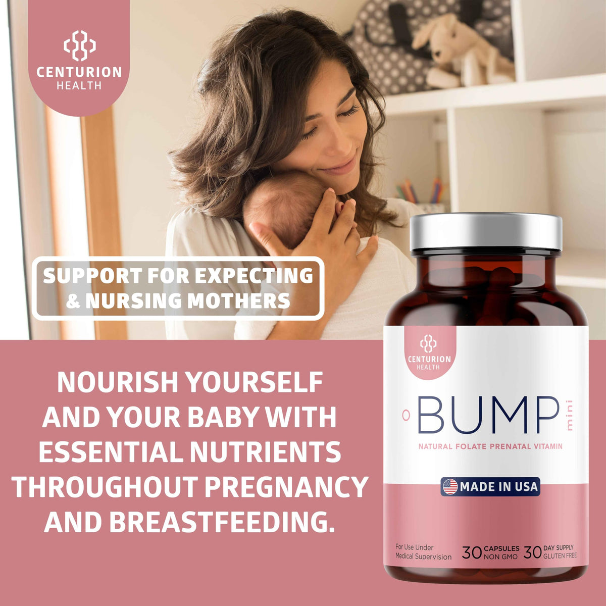 Centurion Health Bump Mini capsules prêtes à l'emploi
