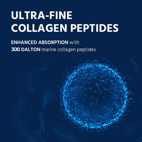 Cevitol Collagène Marin Poudre Hydrolysée 558g dans un verre de smoothie