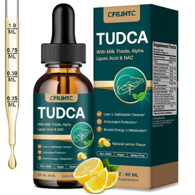 CFILIHTC TUDCA 1200mg gouttes liquides 2 fl oz vue avant
