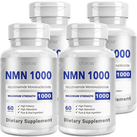 CFUKING NMN 1000mg complément alimentaire 240 capsules vue de face