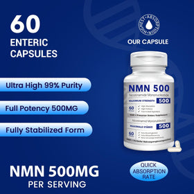 CFUKING NMN 500mg avec un verre d'eau