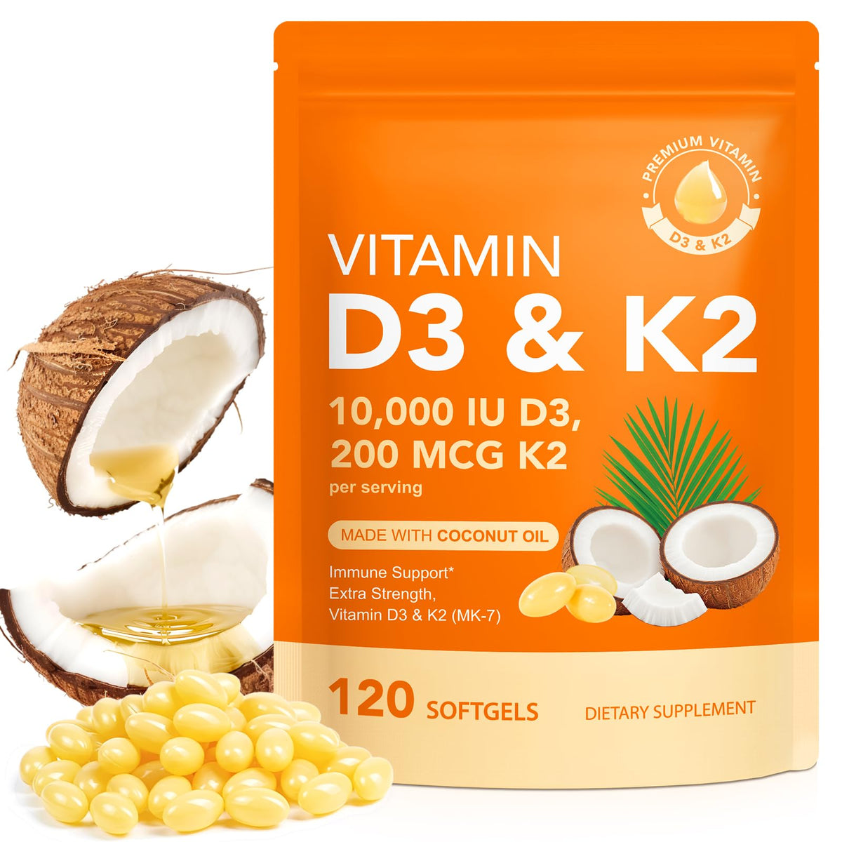 CFXYHNOX D3 K2 120 gélules softgels vue avant